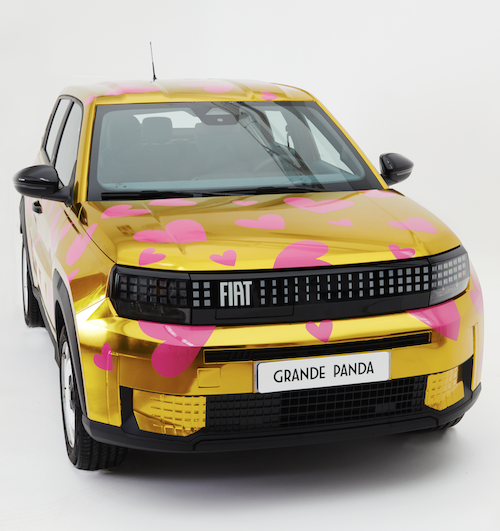 Fiat-panda-grande-cde-frente FIAT Grande Panda y Agatha Ruiz de la Prada: un San Valentín lleno de color y diseño italiano