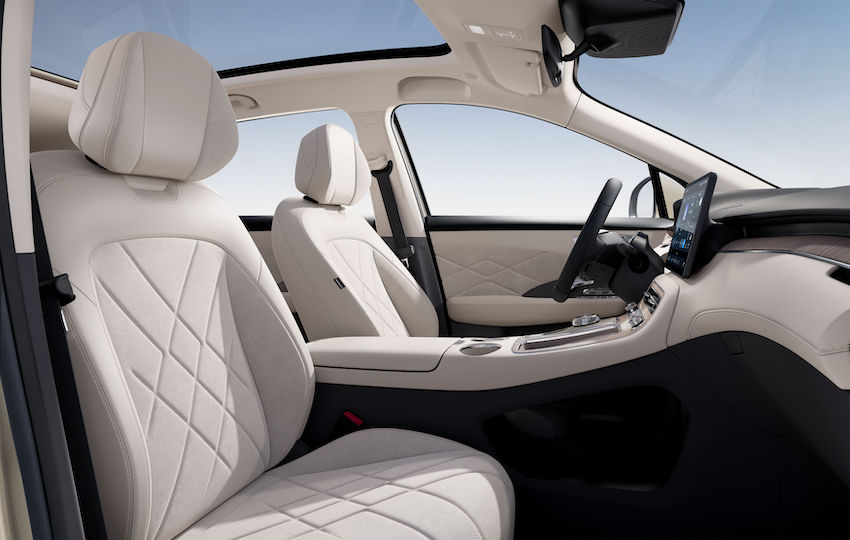First-Row-Seat-LHD Nuevo MG S6 EV: diseño, tecnología y hasta 530 km de autonomía en formato SUV eléctrico familiar