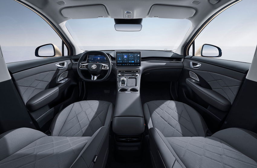 Front-cabin1 MG S6 EV: diseño, tecnología y hasta 530 km de autonomía para el nuevo SUV eléctrico familiar de la marca