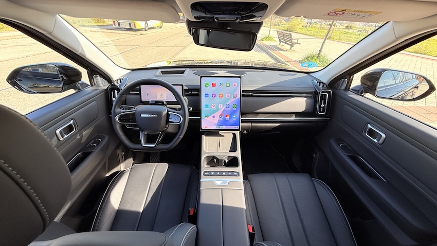 JAECCO-7-INTERIOR Probamos el JAECOO 7 SHS: el SUV híbrido enchufable que quiere sacudir el segmento