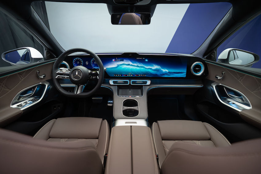 Mercedes-Benz-clase-C-interior El nuevo Mercedes-Benz Clase C eléctrico quiere poner el listón muy alto en su segmento