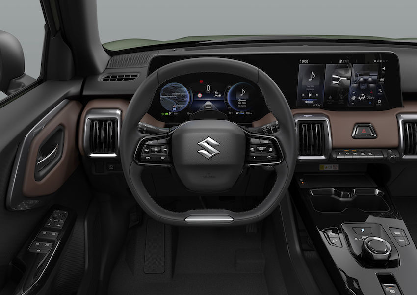 Suzuki_E-Vitara-interior Suzuki e VITARA: así es el nuevo eléctrico de la marca con esencia SUV y ADN 4x4