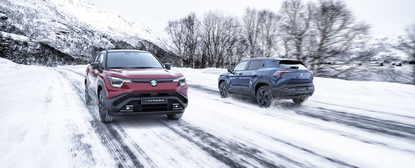 Suzuki_E-Vitara-nieve Suzuki e VITARA: así es el nuevo eléctrico de la marca con esencia SUV y ADN 4x4