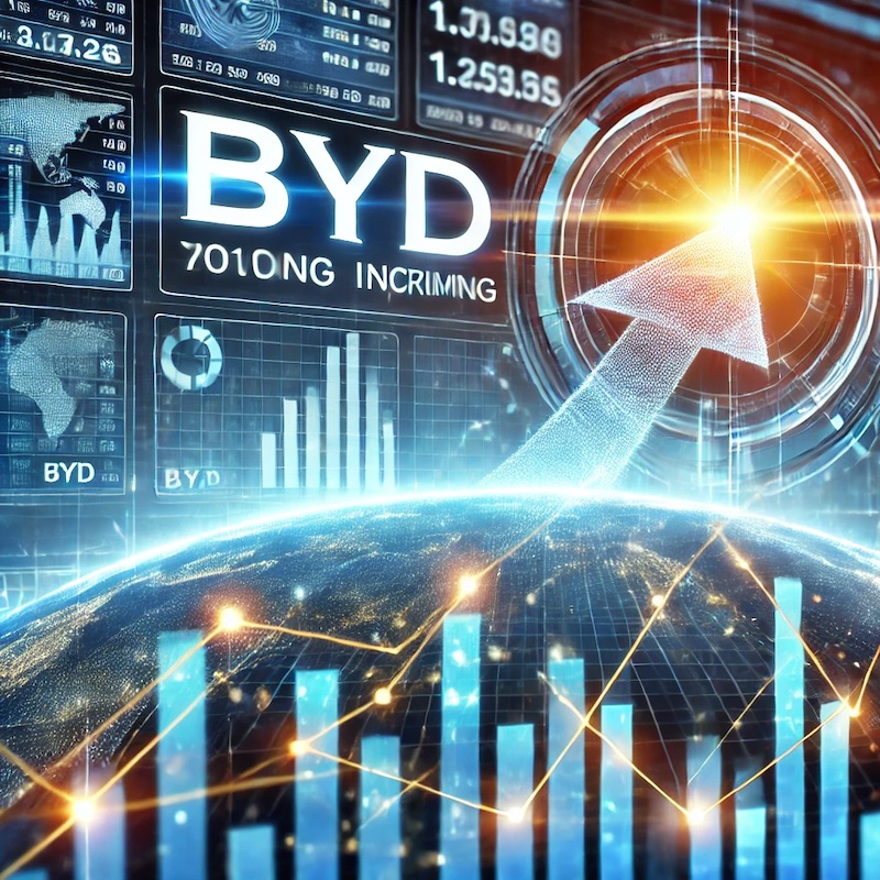 DALL·E-2025-02-12-08.59.21-A-financial-stock-market-graph-showing-a-sharp-increase-in-BYD-stock-value.-The-background-features-digital-screens-with-financial-data-and-an-upward-copia BYD Revoluciona la industria con la incorporación de conducción autónoma en sus vehículos