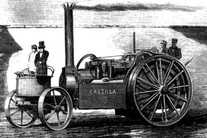 LocomovilCastilla-PedroRibera1860 El renacer de EBRO rememora otras marcas históricas