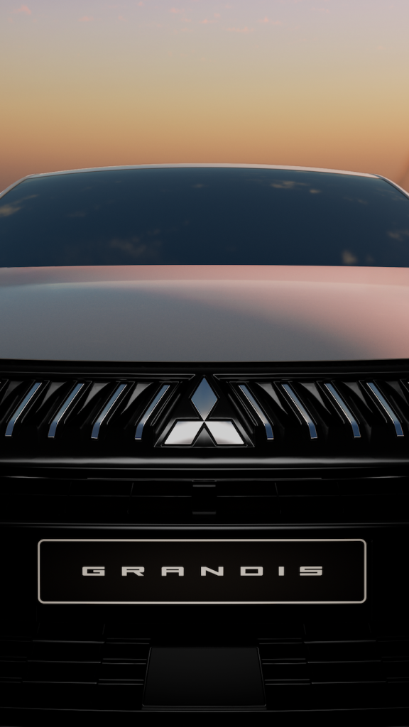 New_Mitsubishi_Grandis_Teaser_001-576x1024 Mitsubishi Grandis: El nuevo SUV compacto híbrido que llegará en 2025
