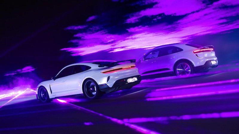 img_6 Porsche y David Guetta iluminan Dubái con un espectáculo electrizante protagonizado por el Macan Turbo y el Taycan Turbo GT