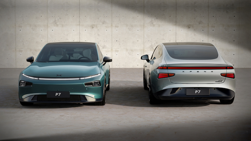 YDRAY-2023-P7-Dual-Car-Front-and-Rear-1 XPENG España adelanta las ayudas del Plan MOVES III para facilitar la compra de sus vehículos eléctricos