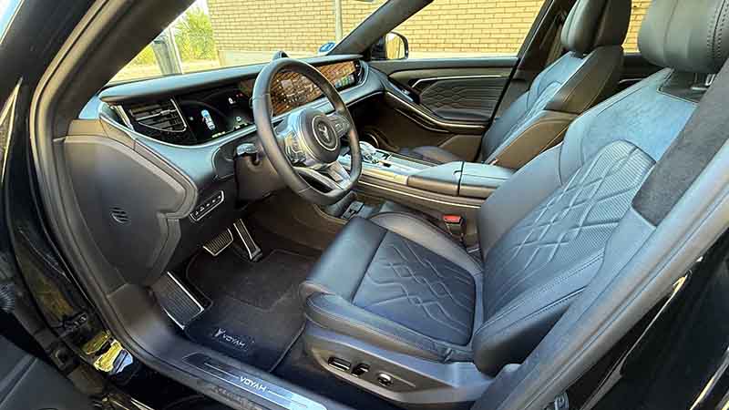 Dongfen-asientos-delanteros Dongfeng Voyah Free: tecnología, lujo y potencia eléctrica made in China