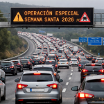 Operación Semana Santa atasco carretera