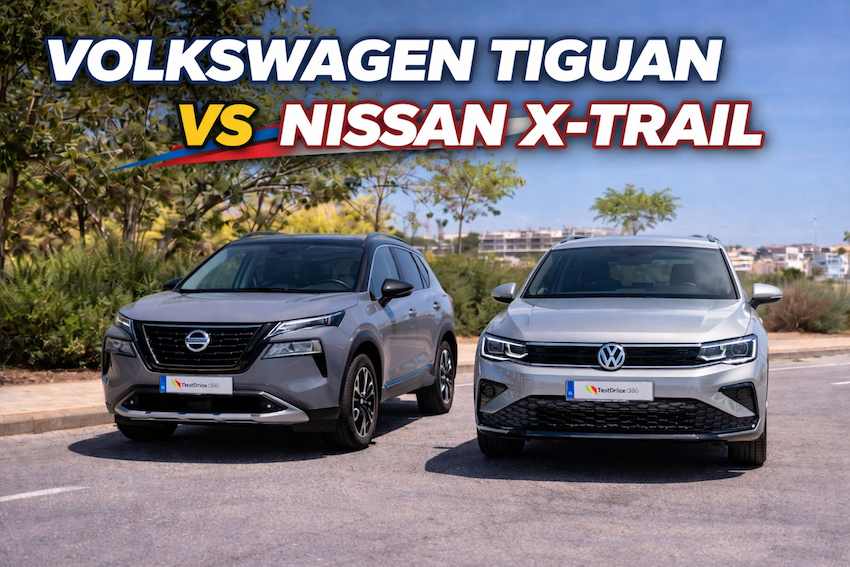 Volkswagen Tiguan frente a Nissan X-Trail comparativa