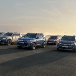 Gama Dacia Eco-G con varios modelos GLP en una imagen de familia