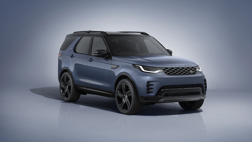 Land Rover Discovery Landmark en color azul Tasman
