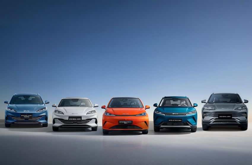 BYD gama completa