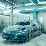 DENZA Z9GT cubierto de hielo durante una prueba de carga FLASH Charging a baja temperatura