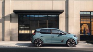 Nuevo Dacia Spring eléctrico de segunda generación en vista lateral
